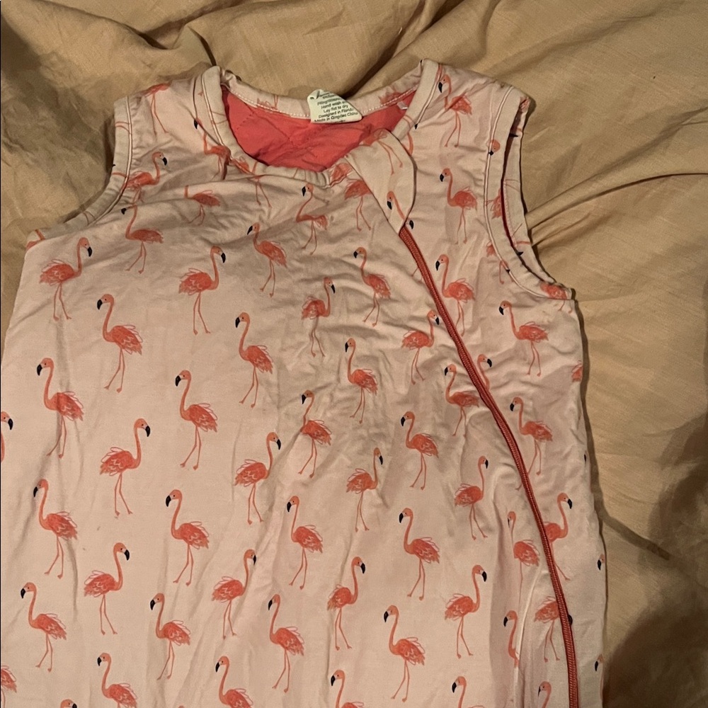 Emerson Pink Flamingo Sleeveless Baby Sleep Sack